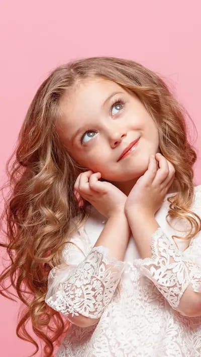 Ondas Naturales Sueltas - Peinado para niñas